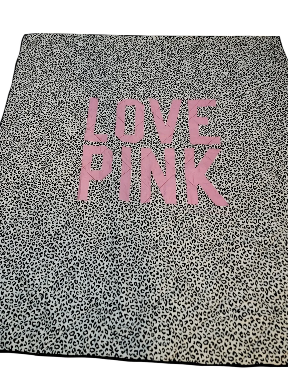 Queen Vintage Victoria's Secret Pink 2012 Comforter Pink Leopard Cheetah